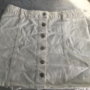 White Denim Skirt! NWOT